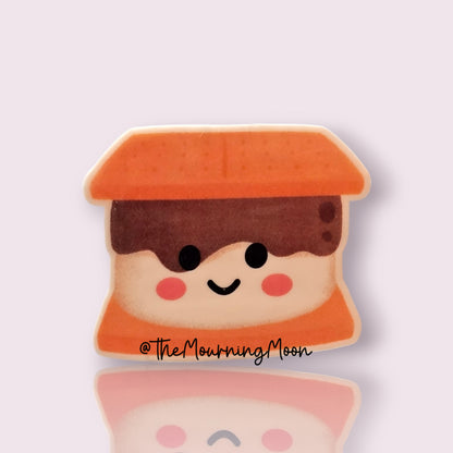 S'more shaped phone grip